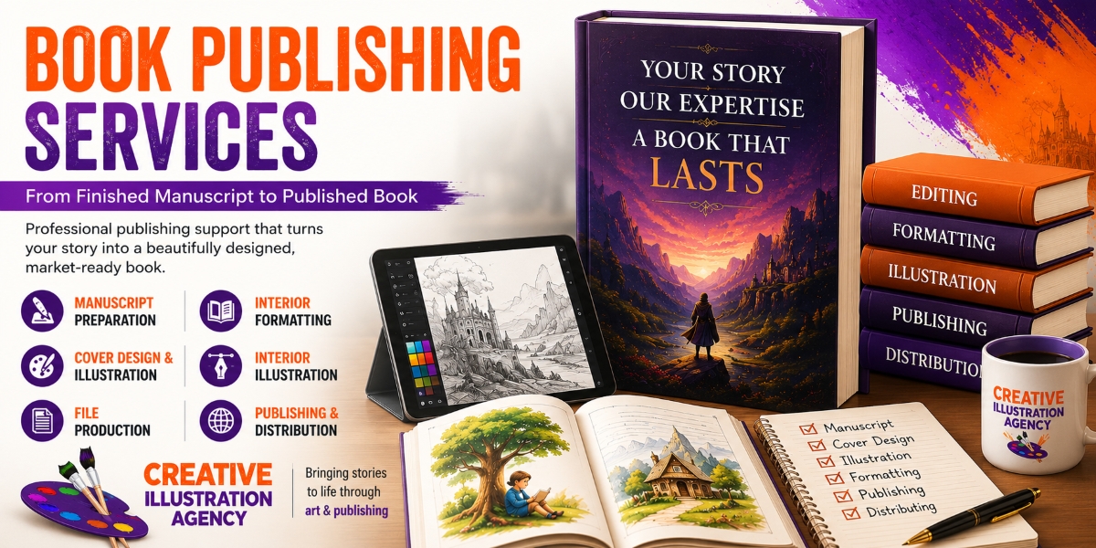Book Publishing Services, From Finished Manuscript to Published Book